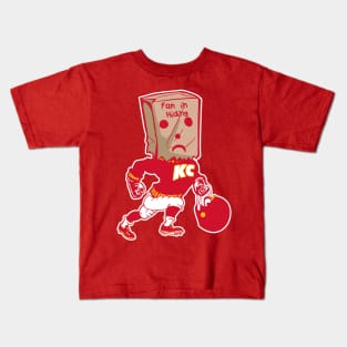 Kansas City Fan In Hiding Kids T-Shirt